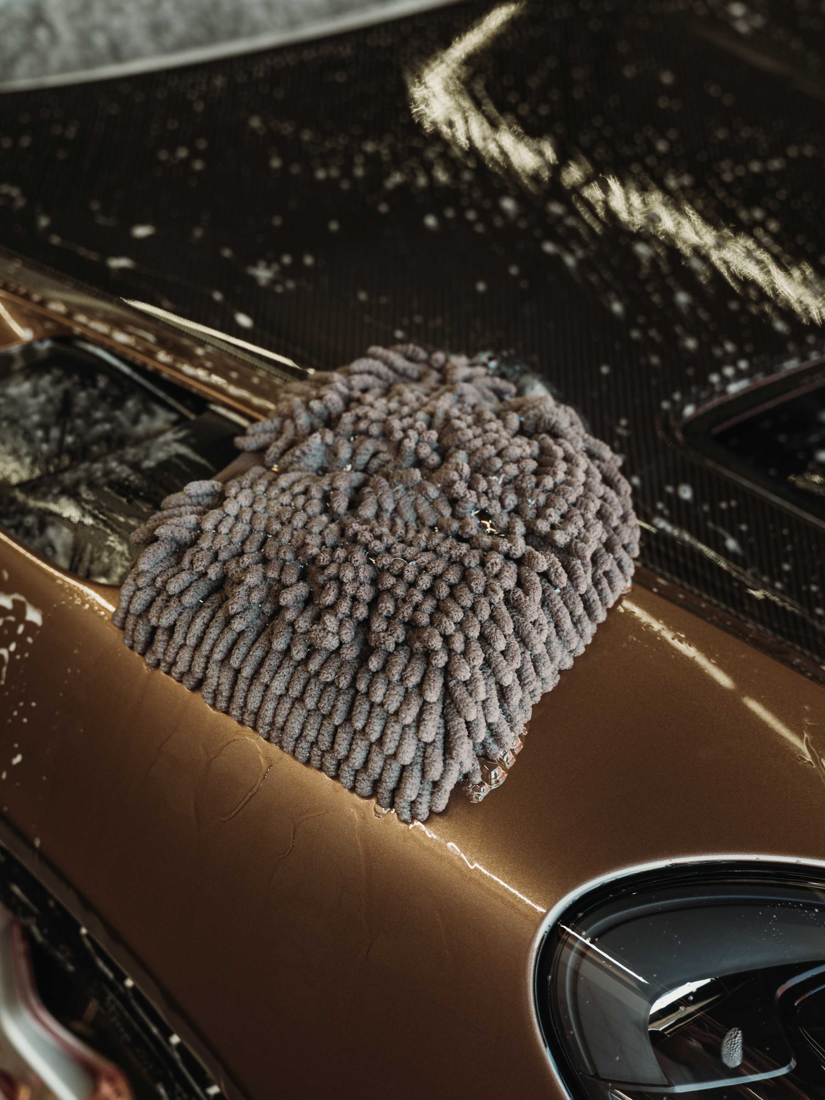 auto kratzer mit handschuh Auto Waschhandschuh aus Mikrofaser – Sanfte Lackreinigung ohne Kratzer – Fusion Skin